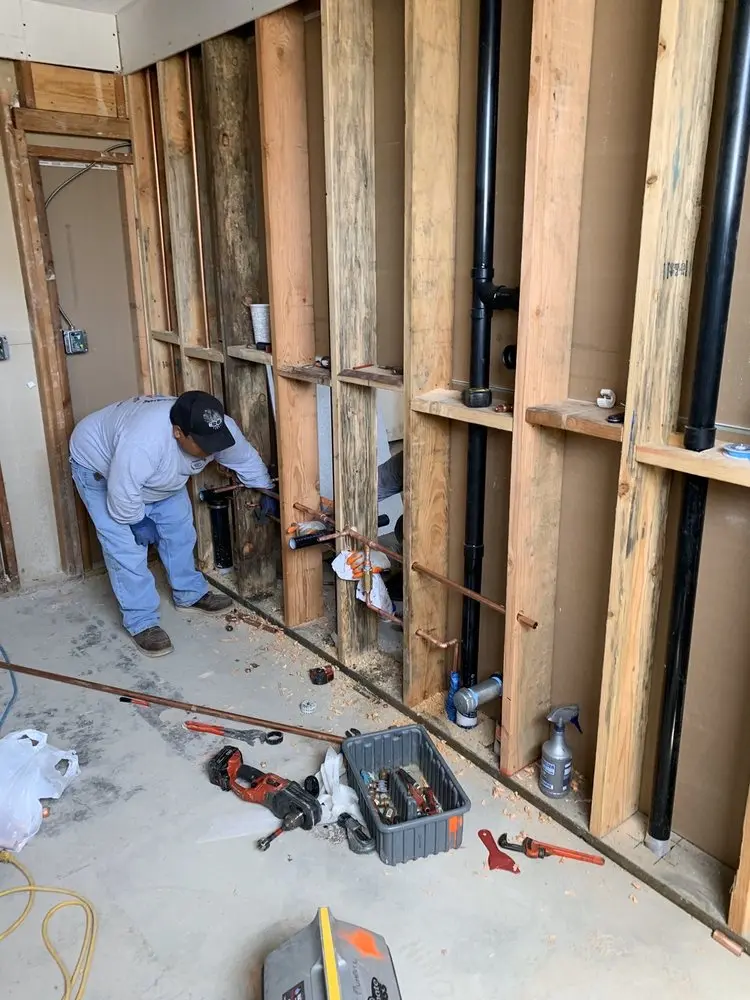 Commercial rough-in plumbing for Gas Line Repair in Springfield Oaks